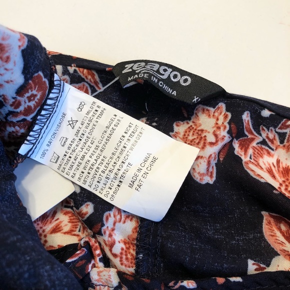 ⬇️2️⃣0️⃣Floral Lace Up Mini Dress - Picture 6 of 7